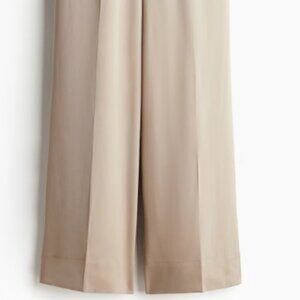 H&M Side Drawstring Pocket Beige Pants Size 18W NWT